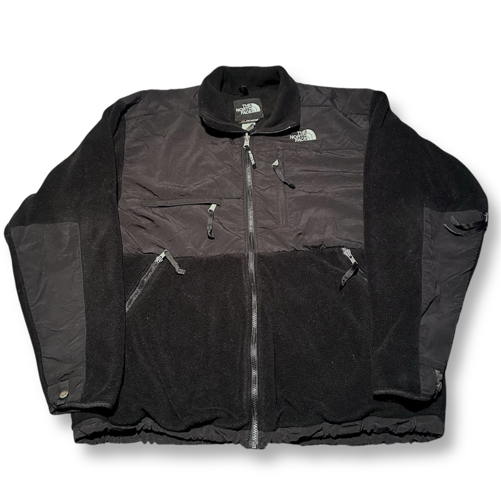 Y2K Vintage The North Face Jacket Black Denali 880 Full Zip Polartec Fleece